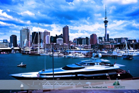Auckland City with boats in the harbour - Titan Property