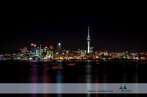 Night skyline, Sky Tower, Auckland - Titan Property