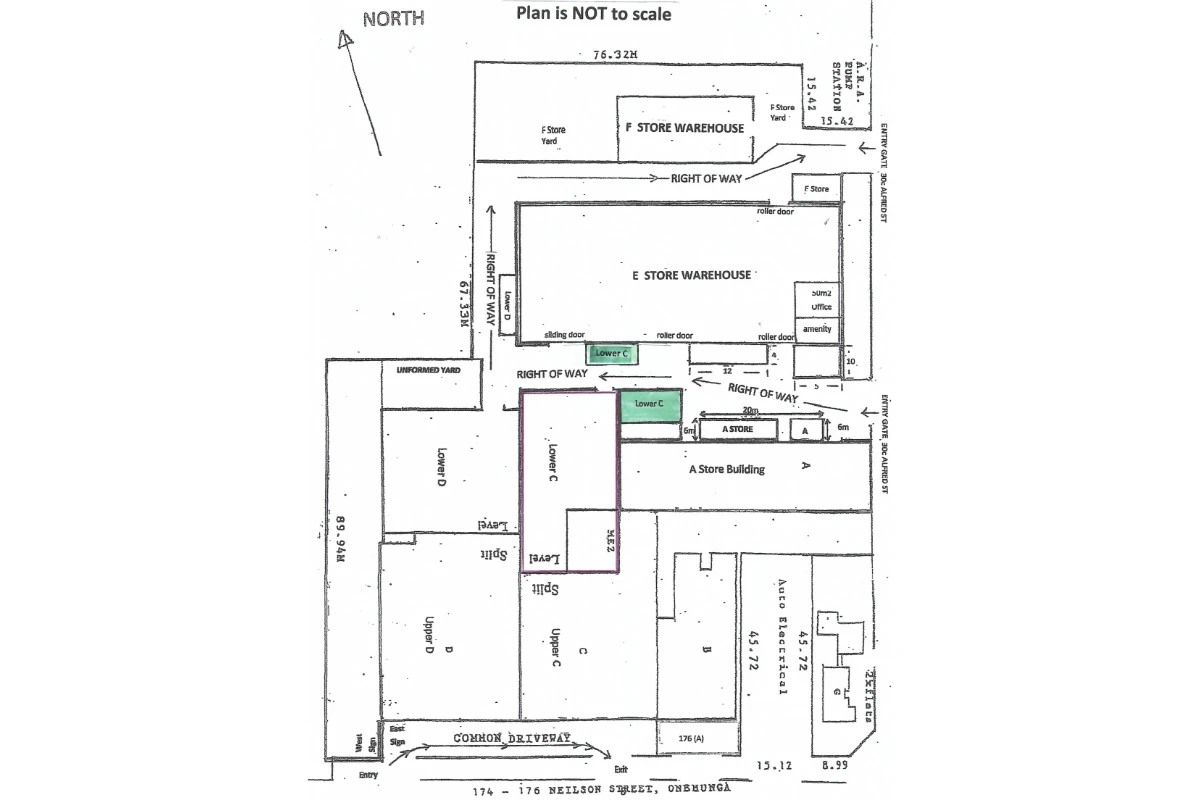 30c Alfred St, Onehunga - Auckland Industrial Floor Plan